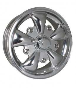 American Eagle Wheel, 15 X5.5 X 5 Lug (Empi 5 spokes) 5X205 POLISHED