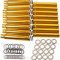 SCAT Adjustable GOLD Aluminum Pushrod Tube Kit