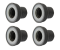 251-407-077-4 (251407077) SET OF 4 UPPER CONTROL ARM BUSHINGS - VANAGON 80-91 - SOLD SET OF 4